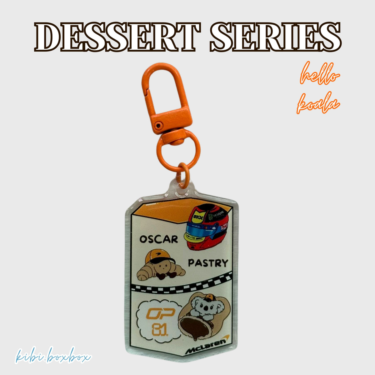 Oscar Pastry Keychain
