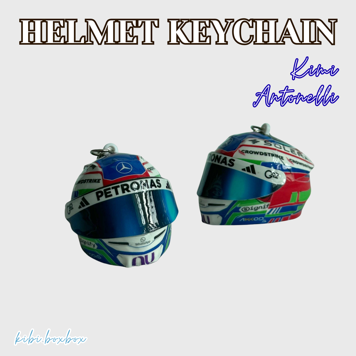 Kimi Antonelli Light Up Helmet Keychain