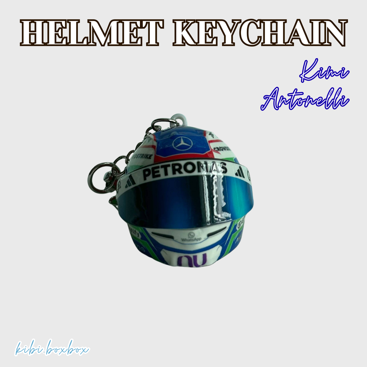 Kimi Antonelli Light Up Helmet Keychain