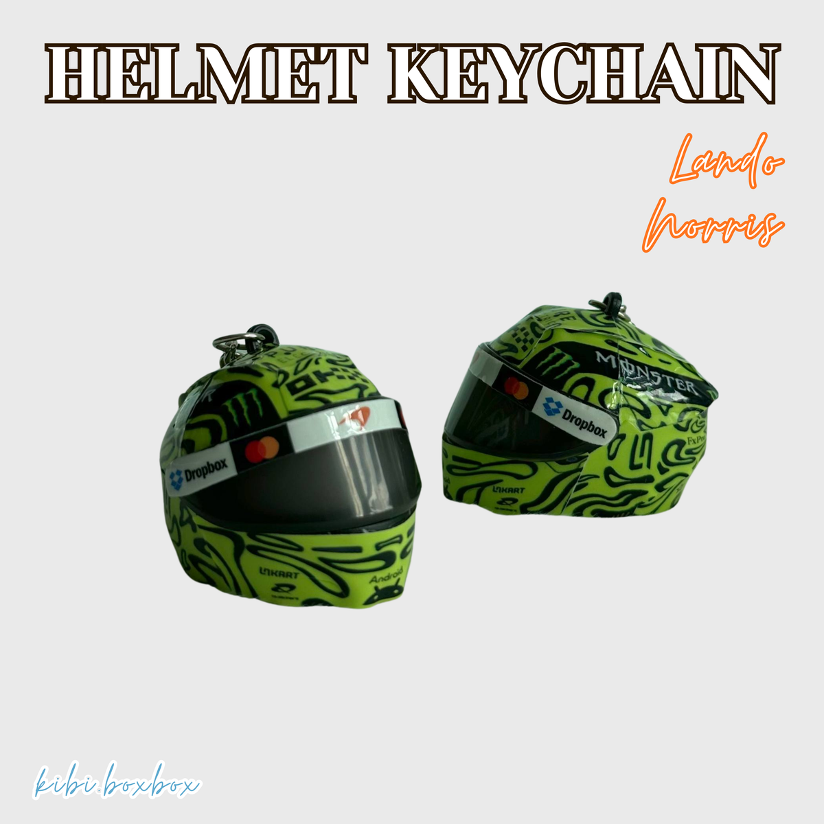Lando Norris Light Up Helmet Keychain