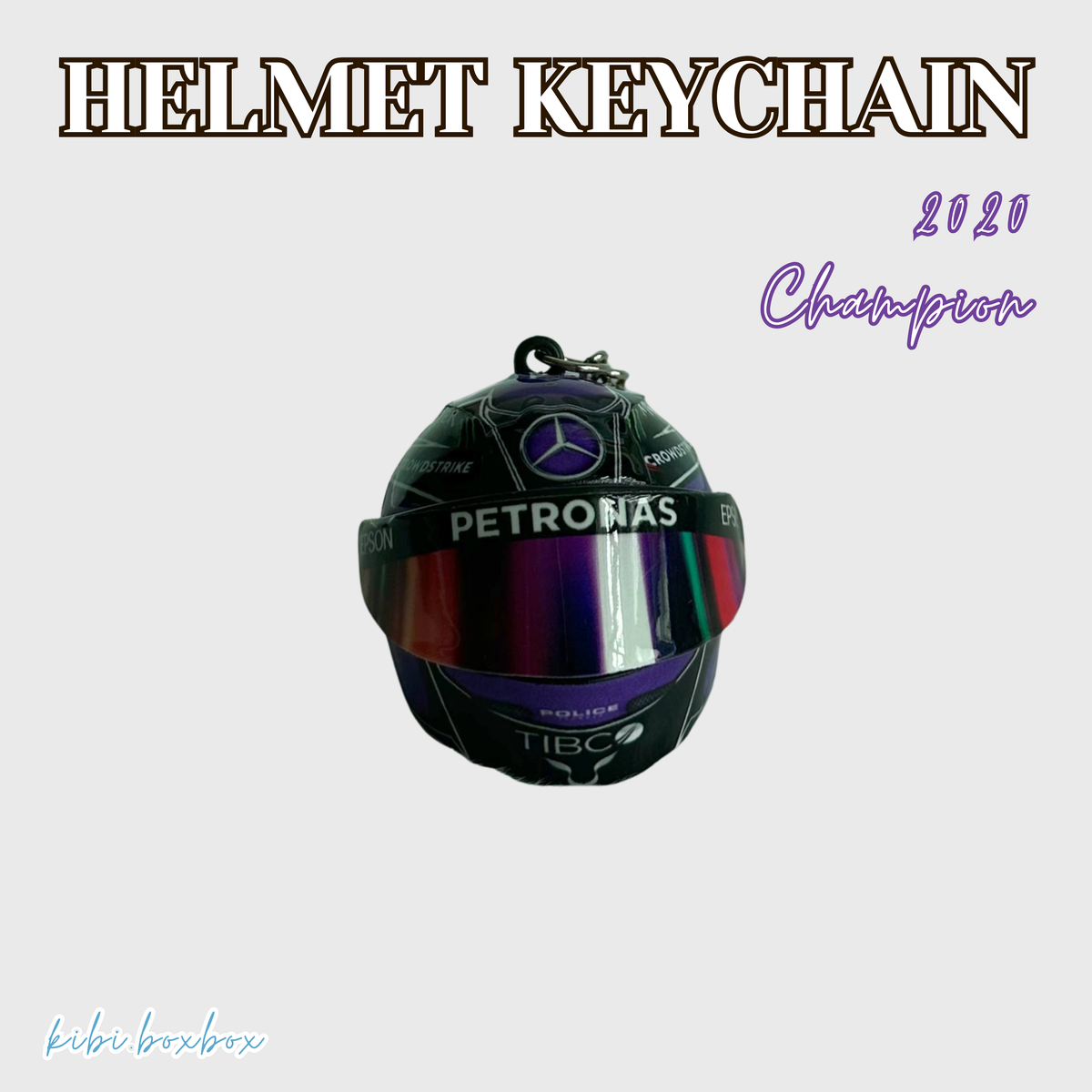 Lewis Hamilton Light Up Helmet Keychain
