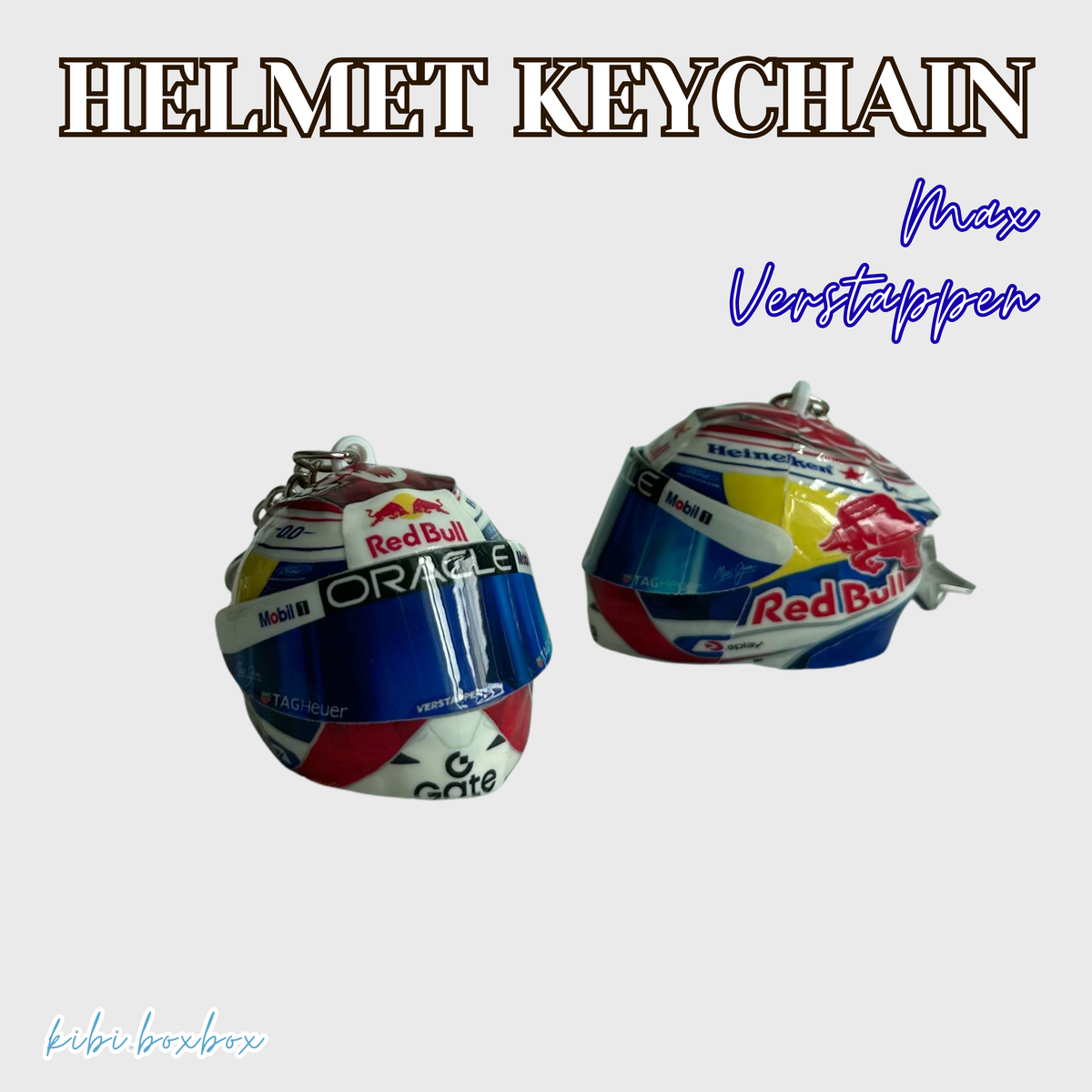 Max Verstappen Light Up Helmet Keychain
