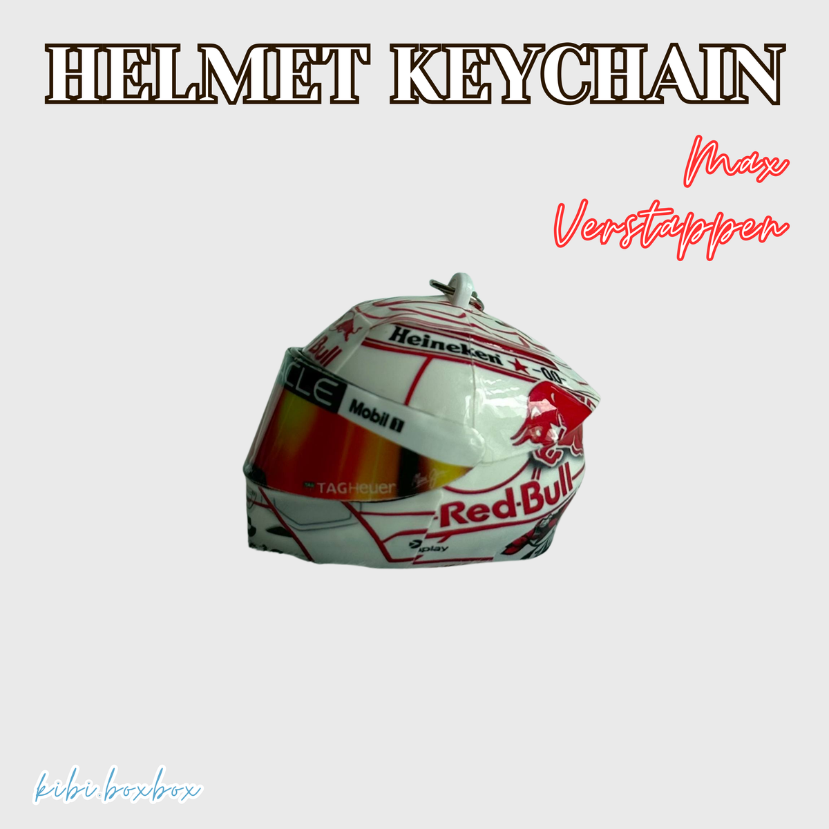 Max Verstappen Light Up Helmet Keychain