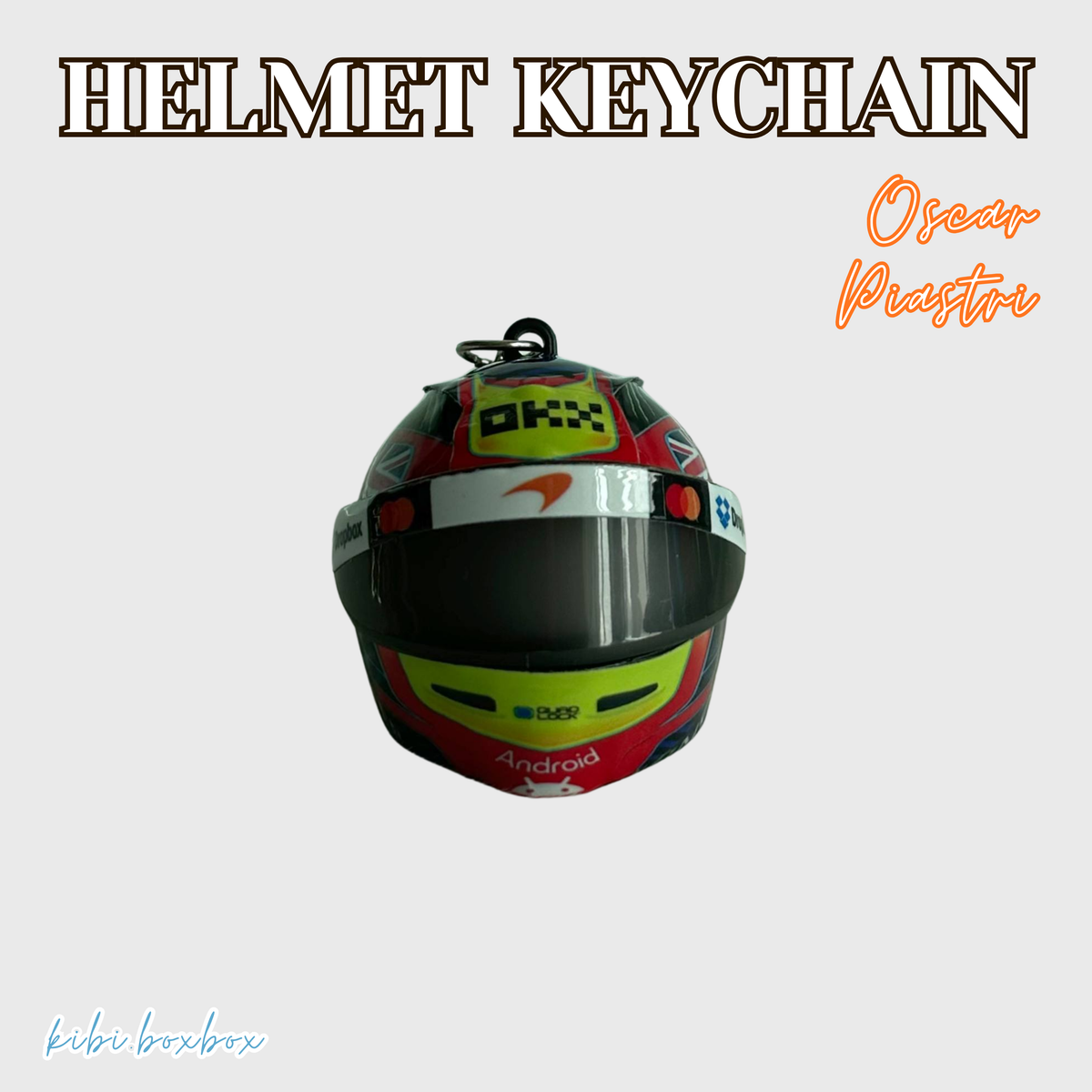 Oscar Piastri Light Up Helmet Keychain