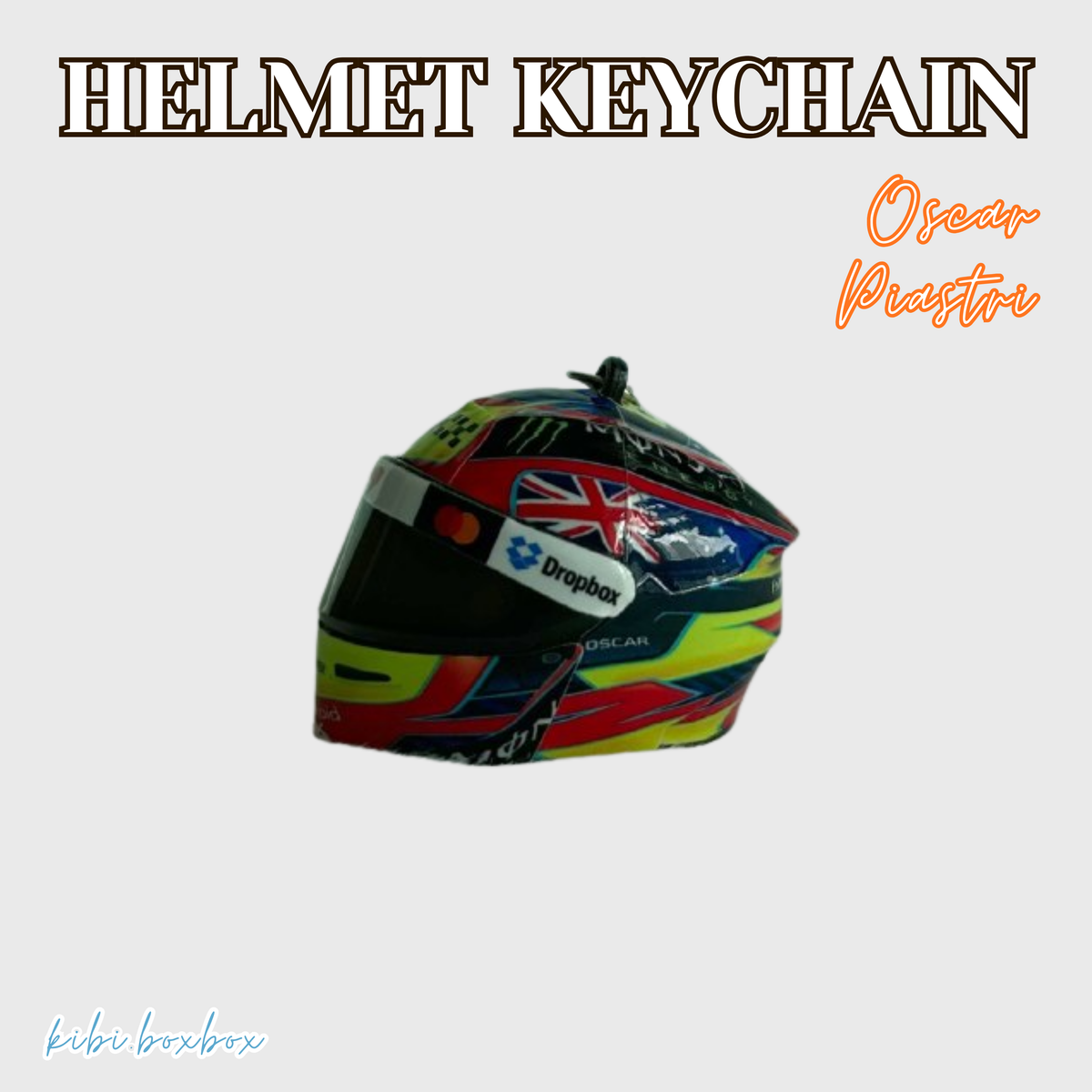 Oscar Piastri Light Up Helmet Keychain