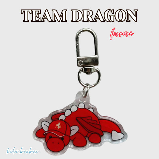 Team Dragon Keychain and Phone Strap