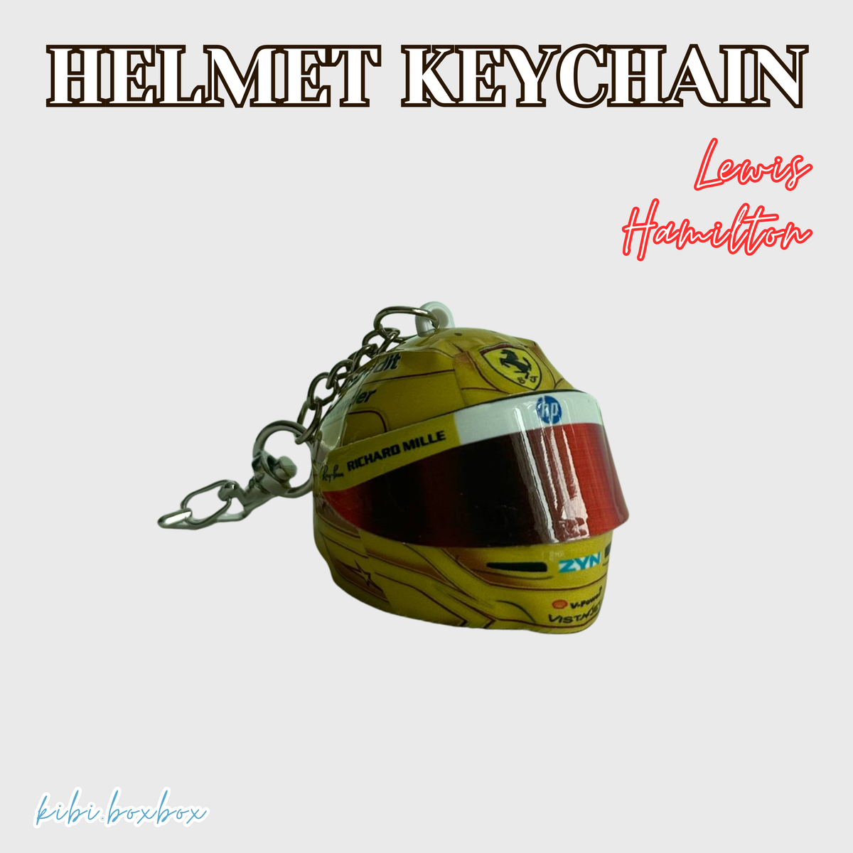 Lewis Hamilton Light Up Helmet Keychain