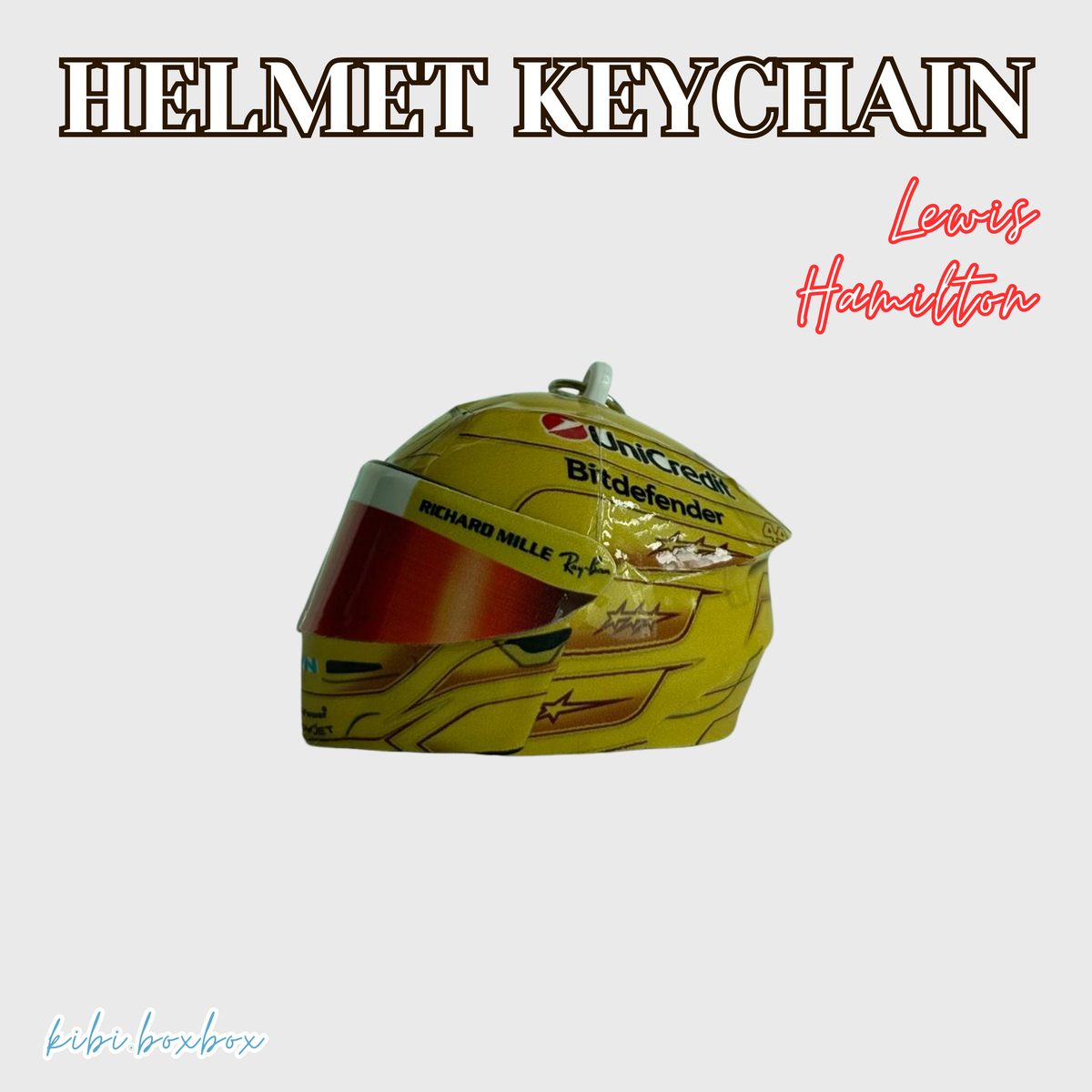 Lewis Hamilton Light Up Helmet Keychain