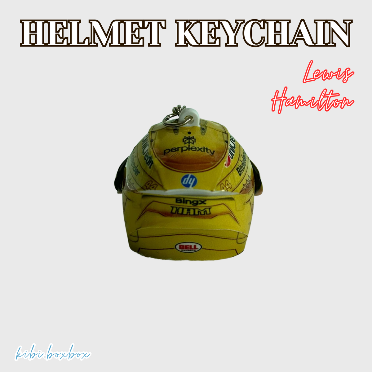 Lewis Hamilton Light Up Helmet Keychain