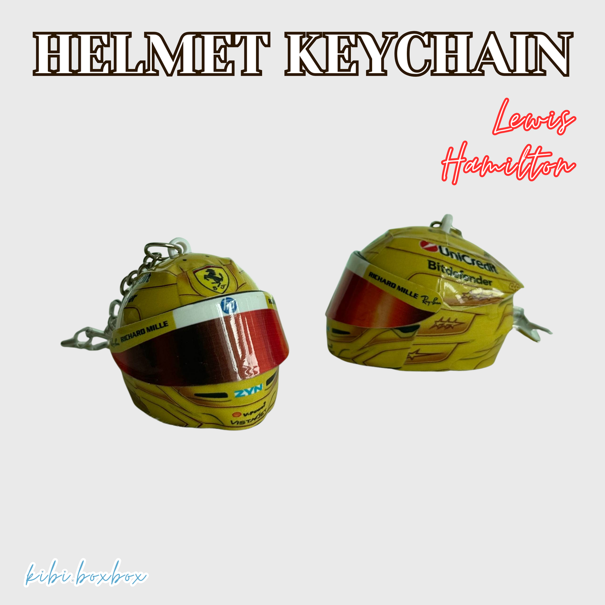 Lewis Hamilton Light Up Helmet Keychain