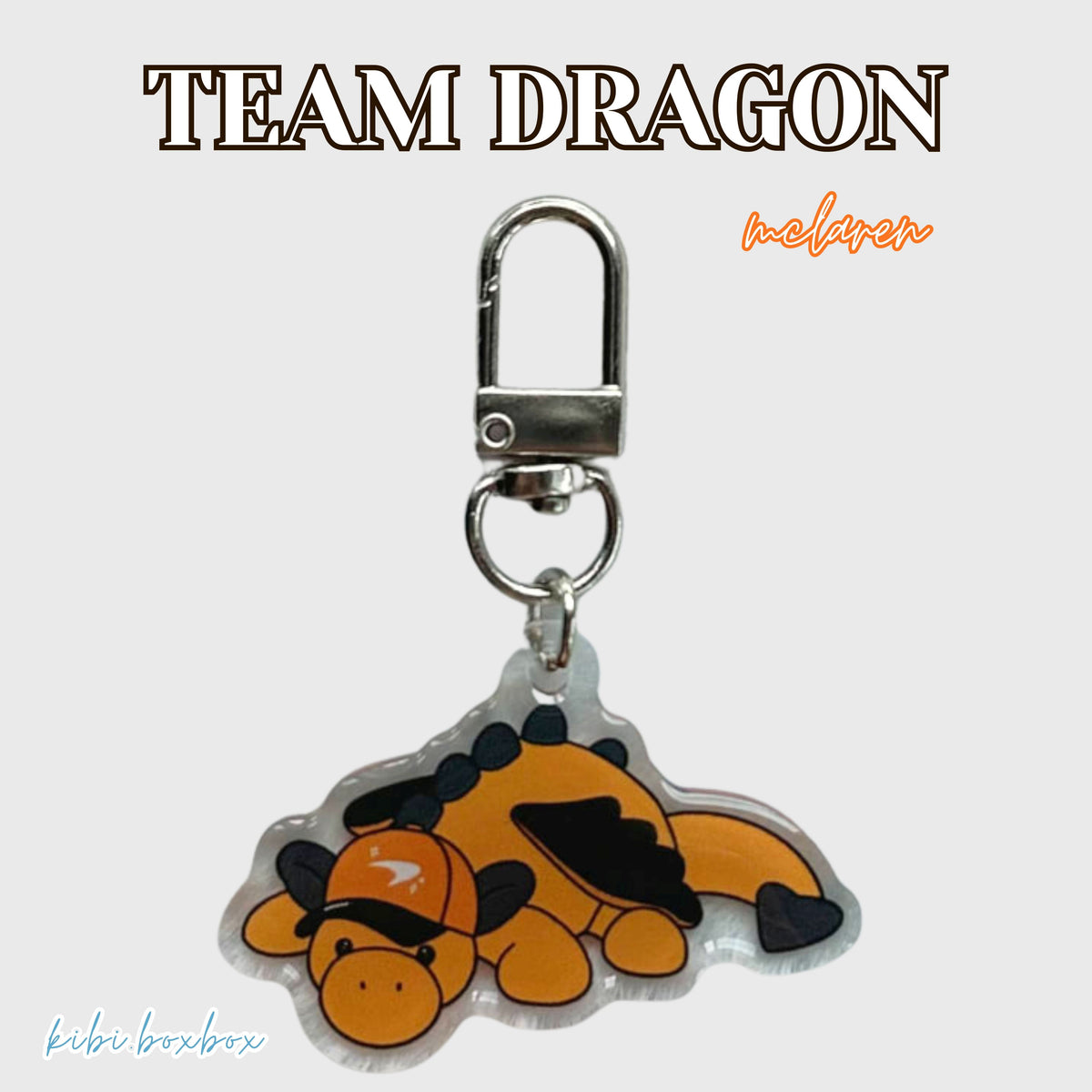 Team Dragon Keychain and Phone Strap