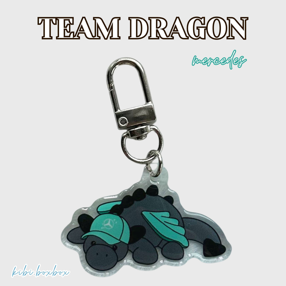 Team Dragon Keychain and Phone Strap