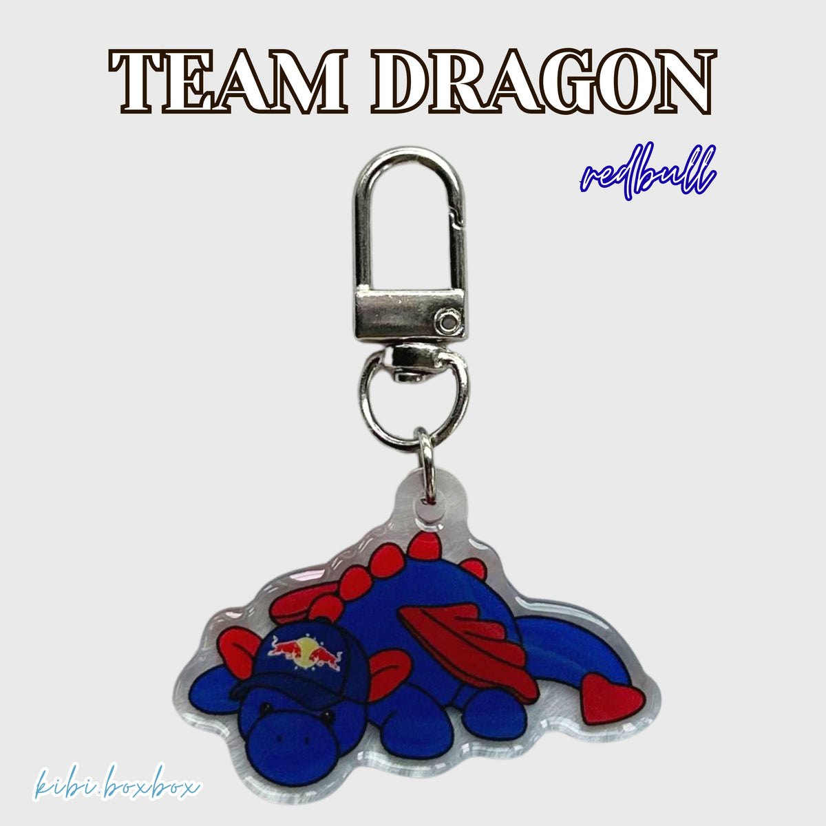 Team Dragon Keychain and Phone Strap